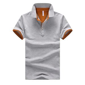 Camiseta Polo lisa de calidad transpirable para hombre, ropa de calle principal, fabricación de bordado, ropa de verano de gran tamaño, camisetas Polo - Product Image 5