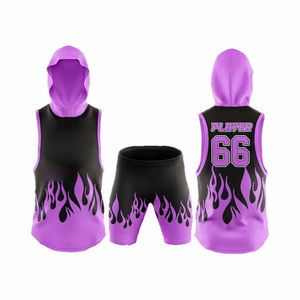 Uniformes de Fútbol Americano 7on7 al por Mayor, Jersey para Jóvenes, Sublimación Completa, Compresión, Jersey 7v7 de Pakistán, Servicio OEM - Product Image 4