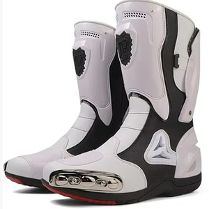 Chaussures de moto de sport de haute qualité, imperméables, respirantes, en cuir, prix de gros bon marché, pour l'hiver, course à moto - Product Image 2