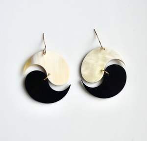 Boucle d'oreille en corne de buffle d'eau/boucle d'oreille bijoux/boucle d'oreille en corne en vrac pour taille personnalisée prix bon marché avec vente - Product Image 2