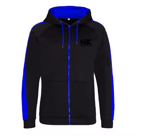Sudadera con Capucha Unisex de Alta Calidad, Personalizada con Estampado, Cierre de Cremallera, Forro Polar, Diseño Sólido, Transpirable, de Secado Rápido, Corte Holgado - Product Image 1