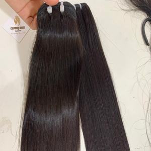 CDYHAIR DD/SDD Trama de Cabello Vietnamita 100% Natural Liso sin Procesar 100 gramos/Paquete Nuevo Extensiones de Cabello Atadas a Mano - Product Image 1