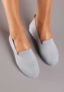 Mocasines informales ligeros planos de malla transpirable sin cordones para mujer para caminar en verano - Product Image 6