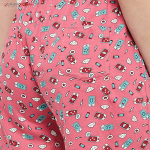 Short décontracté imprimé pour femme avec taille élastique et tissu doux pour l'été Short décontracté pour femme - Product Image 6