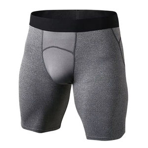 Short de compression pour hommes, nouveau design, séchage rapide, léger, respirant, entraînement, motif solide - Product Image 4