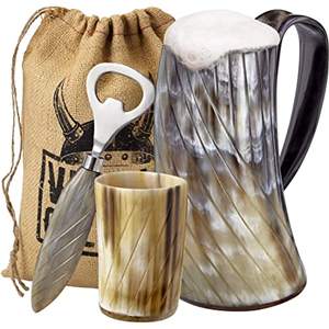 Odern-taza de cuerno hecha a mano con diseño personalizado, tazón de cuerno hecho a mano para beber cerveza a bajo precio - Product Image 3