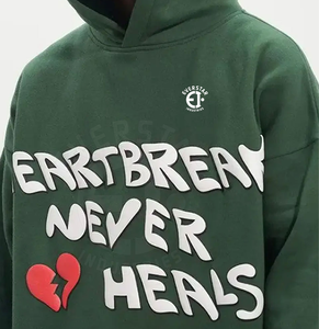 Sudadera con capucha de gran tamaño con precios al por mayor de fabricantes de Pakistán para hombres con capucha impresa personalizada - Product Image 3