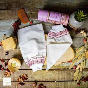 Wholesale Bulk Comfortable Viscose <b>Hand</b> Glove for Bath <b>Shower</b> & Spa Use Private Label Exfoliating Scrubber - Product Image 2