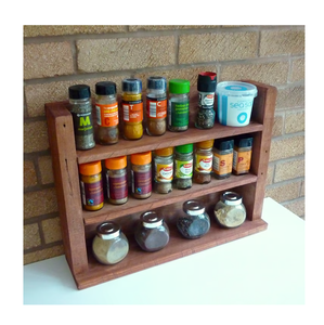 <b>Wood</b> <b>Spice</b> Storage Box <b>Rack</b> Best Quality Customized 2 Tier <b>Rack</b> Natural Acacia <b>Wood</b> <b>Spice</b> <b>Rack</b> best Selling Sale - Product Image 2