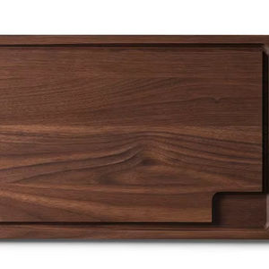 La mejor tabla de cortar rectangular de madera artesanal MS con mango de 12mm de espesor, duradera, apta para lavavajillas, modelo 2017 - Product Image 1