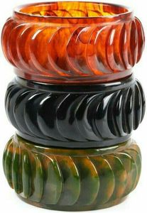 Gran estructuración diseñador brazalete estilo pulsera mujer brazalete resina decoración de la India mejor calidad Material - Product Image 6