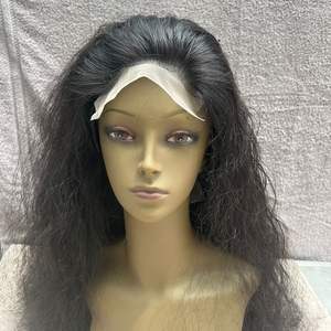 Perruques en cheveux humains naturels bouclés indiens Remy pour dentelle frontale 5x5 sans colle, dentelle transparente - Product Image 2