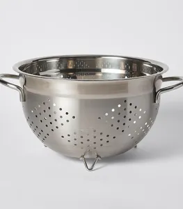 304 Grade Stainless Steel Colander Durable Modern Style Colander in High Quality Elegant for Home Kitchen Usage in Wholesale - Product Image 6