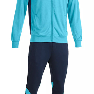 Offre spéciale Joggers personnalisés pour hommes Veste à capuche de couleur bloc avec motif solide pour la mode Ensemble deux pièces pour survêtement - Product Image 4