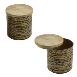 Recipiente de Cera Metálico de Calidad Industrial, Ideal para Decoración del Hogar, con Acabado en Varios Colores - Product Image 1