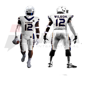Conjunto Completo de Uniforme de Fútbol Americano, Jersey de Diseño Personalizado y Pantalones Integrados, Uniformes de Fútbol Americano Al por Mayor - Product Image 2
