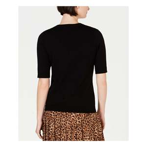 Abito Nero in Cotone Lavorato a Maglia per Donna Charter Club, Taglia L - Product Image 2