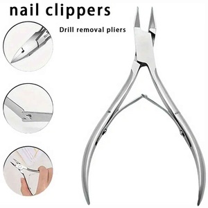 Coupe-ongles pointus en acier inoxydable pour ongles épais et incarnés outil de soin des pieds de Style classique pinces podiatriques, fabriquées sur mesure ici - Product Image 3