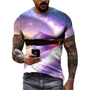High Street grande taille hommes décontracté solide t-shirts imprimés élégant adulte porter Pakistan haute qualité tricoté armure - Product Image 4