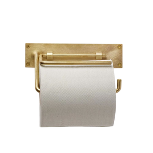 Porte-papier toilette en métal de style américain, finition or vintage, porte-rouleau de papier toilette de qualité supérieure - Product Image 5