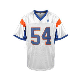 Nouveauté, maillot de football américain de haute qualité, respirant, séchage rapide, 100% polyester, taille plus, couleur personnalisée, nom de l'équipe - Product Image 1