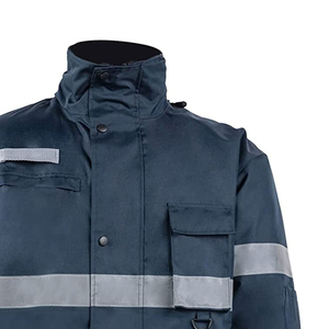 Ropa DE TRABAJO DE CARRETERA Uniformes DE TRABAJO Chalecos Color verde Personalizar Invierno Fleece Hi Vis Gilet Seguridad Reflectante Chaquetas de trabajo para hombres - Product Image 6