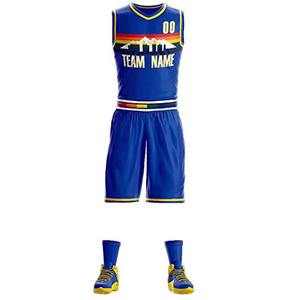 Custom Your Own Team Basketball Uniforms Reversible Basketball Uniform Set for Sport Wear - Product Image 6