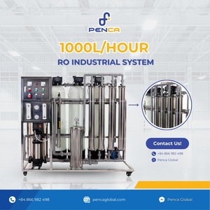 Máquina de Tratamiento de Agua a Escala Industrial Penca 1000L/H, Tecnología de Ósmosis Inversa, Plantas Comerciales de Embotellado de Agua con Motor - Product Image 1
