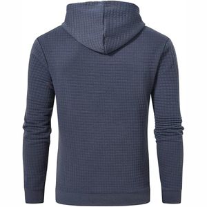 Sudadera con capucha transpirable de manga larga con cremallera y estampado de poliéster/nailon para correr, ropa deportiva informal para hombre, venta al por mayor - Product Image 6