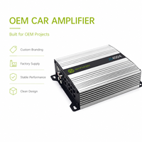 Amplificateur de puissance pour voiture, 4 canaux, alimentation d'usine, étanche, monolock, caisson de basses Audio, nouveau,