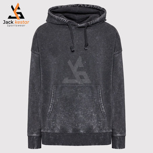 Sweat-shirt à épaules tombantes vintage personnalisé OEM, lavage délavé, design de sweat-shirt délavé au soleil, 100% coton, sweat-shirt à enfiler imprimé à l'écran - Product Image 1