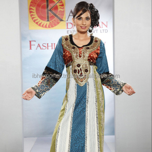 Pakistani Traditional Round Neck <b>Kaftan</b> Best for Summer Wear - Product Image 1