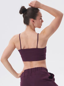 Sujetador Deportivo Ligero sin costuras y sin espalda para mujer, Tops para correr a prueba de golpes, sujetador de Yoga transpirable para deportes, Top sólido para Fitness - Product Image 2
