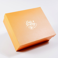 Boîte cadeau de mariage personnalisée en papier de luxe doré romantique, boîte cadeau magnétique personnalisée, cadre photo en relief, luxe