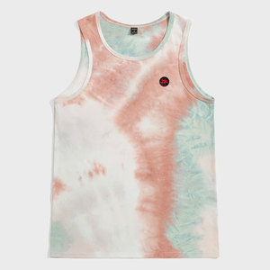 Camiseta sin Mangas Personalizada para Hombre, Talla Grande, Informal, Deportiva, Transpirable, de Secado Rápido, Tejida, Ecológica, de Poliéster/Algodón - Product Image 1