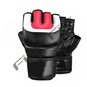 Gants de boxe professionnels en gros Gants de MMA en cuir PU personnalisés Équipement d'arts martiaux de haute qualité pour l'entraînement et le combat - Product Image 1