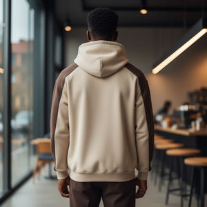 Nouveauté 2025, sweat-shirt pour homme en molleton 100% coton, vêtements décontractés d'hiver, logo imprimé en relief personnalisé, sweat-shirt surdimensionné pour homme - Product Image 4