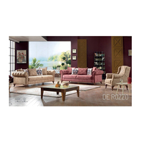 Ensemble de canapés modulaires en tissu au design moderne et luxueux, prix compétitif, vente chaude pour petit salon
