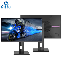Moniteur de jeu 23.8 pouces 1K 4K 75HZ, moniteur PC IPS, moniteur d'ordinateur à écran tactile multi 10 points Caméra avec haut-parleurs intégrés