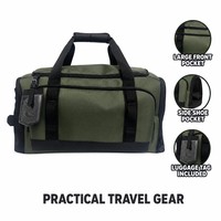Sac de sport pour hommes et femmes avec compartiment pour chaussures et articles mouillés, sac de voyage pour le sport, la remise en forme et l'entraînement