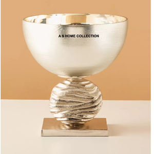 Tazón Decorativo de Aluminio Plateado, Vajilla Duradera, Multifuncional, Esencial para la Cocina, Tazón de Gran Capacidad - Product Image 6