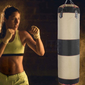 Premium Heavy Duty Punching <b>Bag</b> Unisex Leather Sands for <b>Training</b> Workout Durable Construction Strength Conditioning Skill - Product Image 4
