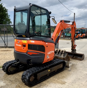 รถขุด U27-4ขนาดเล็กประสิทธิภาพสูง Kubota ติดตั้ง rotitilt อุปกรณ์ก่อสร้างอเนกประสงค์และถังคู่ - Product Image 4