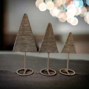 Adornos únicos de árboles de Navidad de Metal para el hogar y el jardín, accesorios decorativos para festivales de alta calidad tejidos a mano - Product Image 5