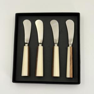 New Arrival Unique Design Resin Blush Color Handle Mirror Polished Flatware <b>Set</b> Table Having Four Piece Lowest Price in india - Product Image 6