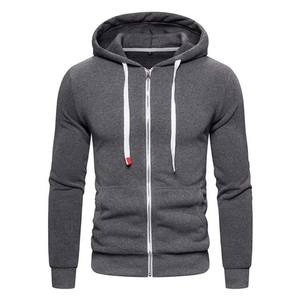Sudaderas con capucha para hombre con cremallera de algodón 100% más vendidas, estilo informal básico de invierno, precio al por mayor, diseño bordado de 300G - Product Image 5