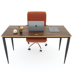HBCN005 Contemporary Luxury Plywood <b>Desk</b> 140x60cm with Melamine Coating and Cone II Legs for Bedroom or Office Use - Product Image 2