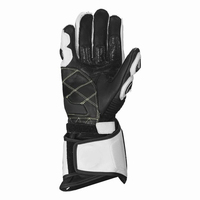 Meilleurs gants de course en cuir véritable, protection thermique hivernale, écran tactile, imperméables, coupe-vent, respirants, pour la conduite à moto