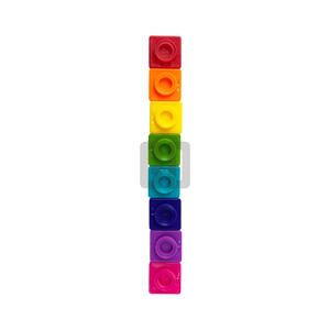 Paquete de 50 discos conectores de 10 colores para construir bloques Educativos para el juego y la creatividad de los niños - Product Image 1