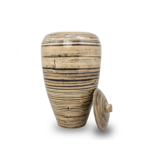 Meilleures ventes d'urnes pour cendres pour adultes Urnes funéraires en bambou filé Design unique Vente en gros de l'usine du Vietnam - Product Image 2